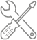 spanner and screwdriver icon